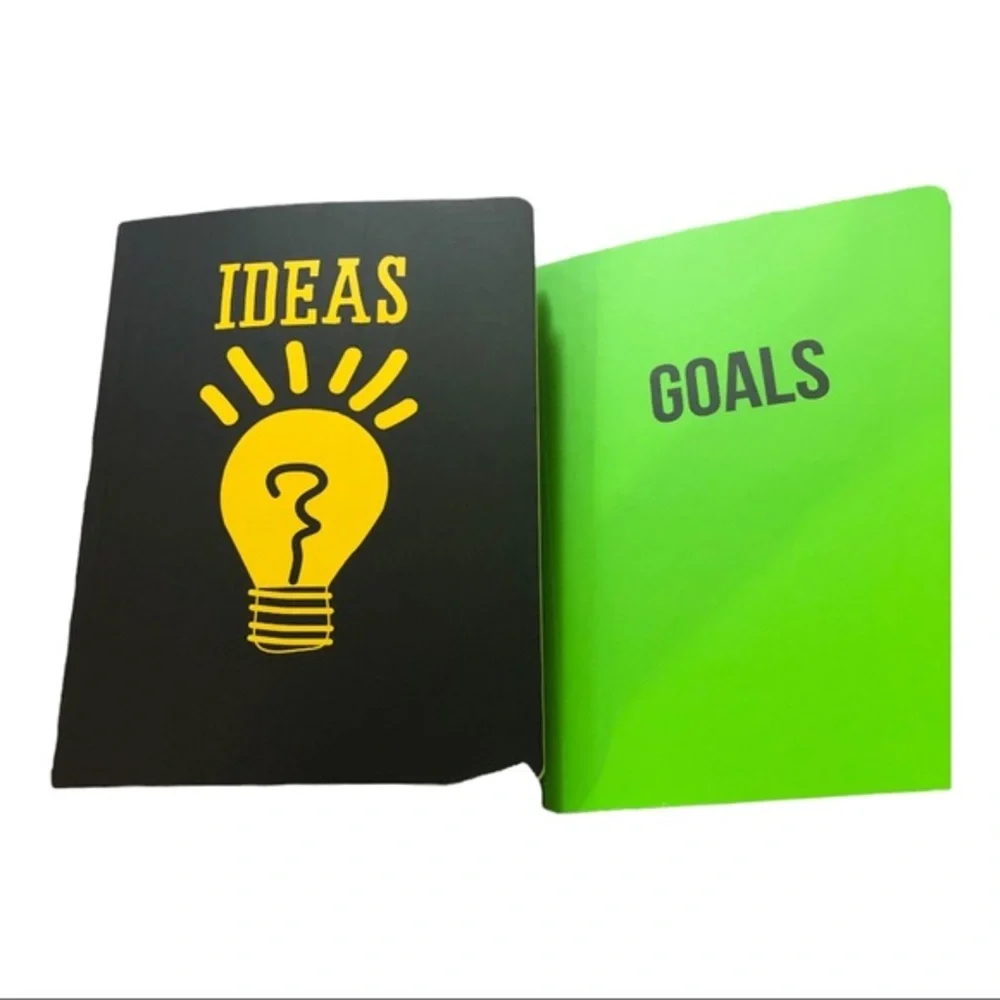 2-pack Goals‎ and Ideas notebook planners new